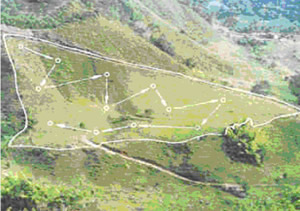 Recorrido para la recolección de muestras de suelos